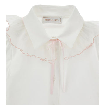 Camicia Bambina con gorgera rimovibile