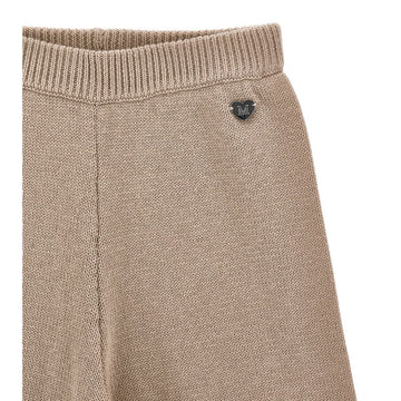 Pantaloni Bimba in maglia cotone e lana