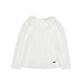 Maglietta jersey Bimba con colletto a balze