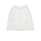 Maglietta jersey Bimba con colletto a balze