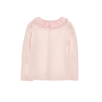 Maglietta jersey Bimba con colletto a balze
