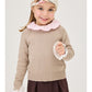 Maglietta jersey Bimba con colletto a balze