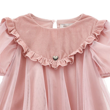 Abito Bimba party in Tulle Rouches