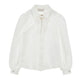 Camicia Bambina Fiocco Perle