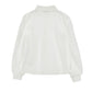 Camicia Bambina Fiocco Perle