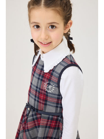 Polo Bambina con strass e ruches