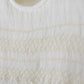 Abito battesimo lungo punto smock con cuffia