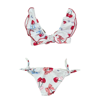 Bikini bimba stampa ciliegie