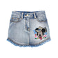 Gonna mini denim Minnie Monnalisa