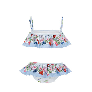 Bikini bimba con gala stampa frutta