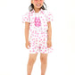 T-shirt bimba in jersey tennis