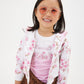 T-shirt in cotone bicolor con strass