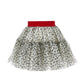 Gonna bimba in tulle animalier