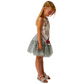 Gonna bimba in tulle animalier