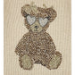 Abito Bimba in maglia con Teddy in strass
