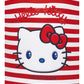 Costume Bimba intero a righe Hello Kitty