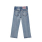Jeans regular Bambina Floreali