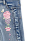 Jeans regular Bambina Floreali
