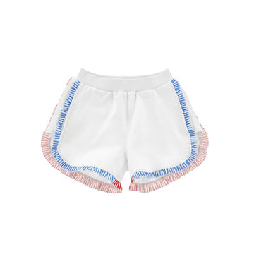 Shorts Bambina felpa con volants