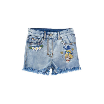 Short Bimba sfrangiati con Trilli e fiori