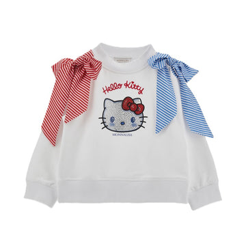 Felpa Bambina Hello Kitty con fiocchi