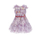 Abito Bimba in tulle Pois e fiori