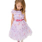 Abito Bimba in tulle Pois e fiori