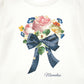 T-shirt in jersey stampa mazzolino fiori