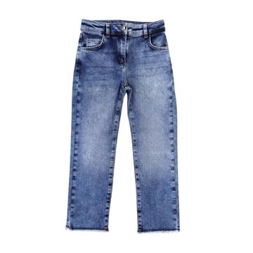 Jeans bimba con logo Twinset