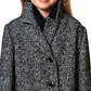 Cappotto in jacquard Chevron misto lana