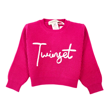 Pullover Baby a coste con logo
