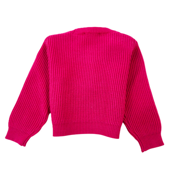 Pullover Baby a coste con logo
