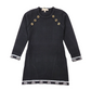 Abito Bambina Oval T con bottoni