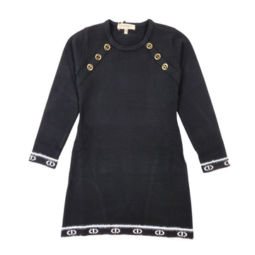 Abito Bambina Oval T con bottoni
