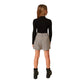Maglia lupetto a costine con Oval T girl