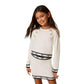 Minigonna in maglia con Oval T