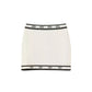 Minigonna in maglia con Oval T
