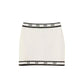 Minigonna in maglia con Oval T