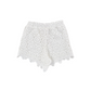 Shorts Baby in pizzo macramè