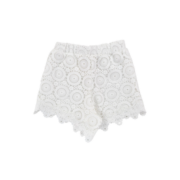 Shorts Baby in pizzo macramè