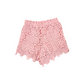 Shorts Baby in pizzo macramè