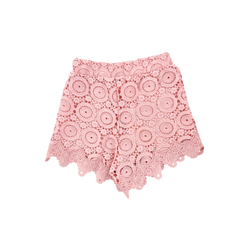 Shorts Baby in pizzo macramè