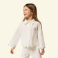 Camicia Baby in popeline con pizzo