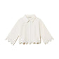 Camicia Baby in popeline con pizzo