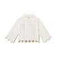 Camicia Baby in popeline con pizzo