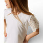 T-shirt Baby con maniche in pizzo