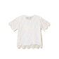 T-shirt Baby con maniche in pizzo