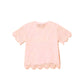 T-shirt Baby con maniche in pizzo