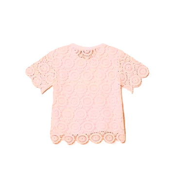 T-shirt Baby con maniche in pizzo