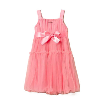 Abito corto Baby in tulle con cintura